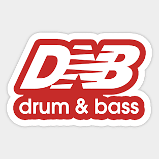 Drum and bass Sticker